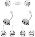 Network Cable Splitter Connector Doubler