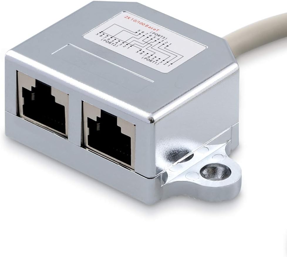Network Cable Splitter Connector Doubler