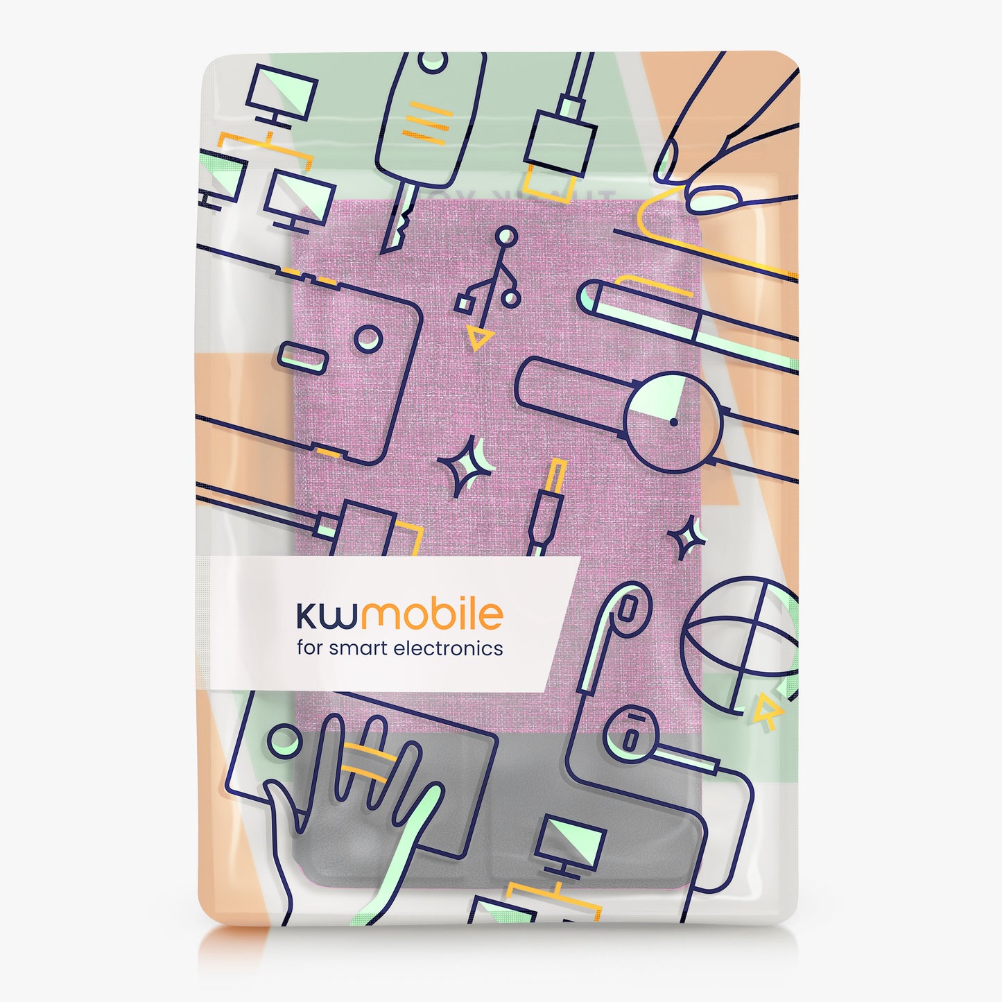 kwmobile Protective Case compatible with Huawei MediaPad M3 8.4 - Slim Case - Tablet Cover Case with Stand Black