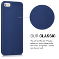 kwmobile Phone Case for Apple iPhone SE (1st Gen 2016) / iPhone 5 / iPhone 5S - Silicone Cover Protective Case