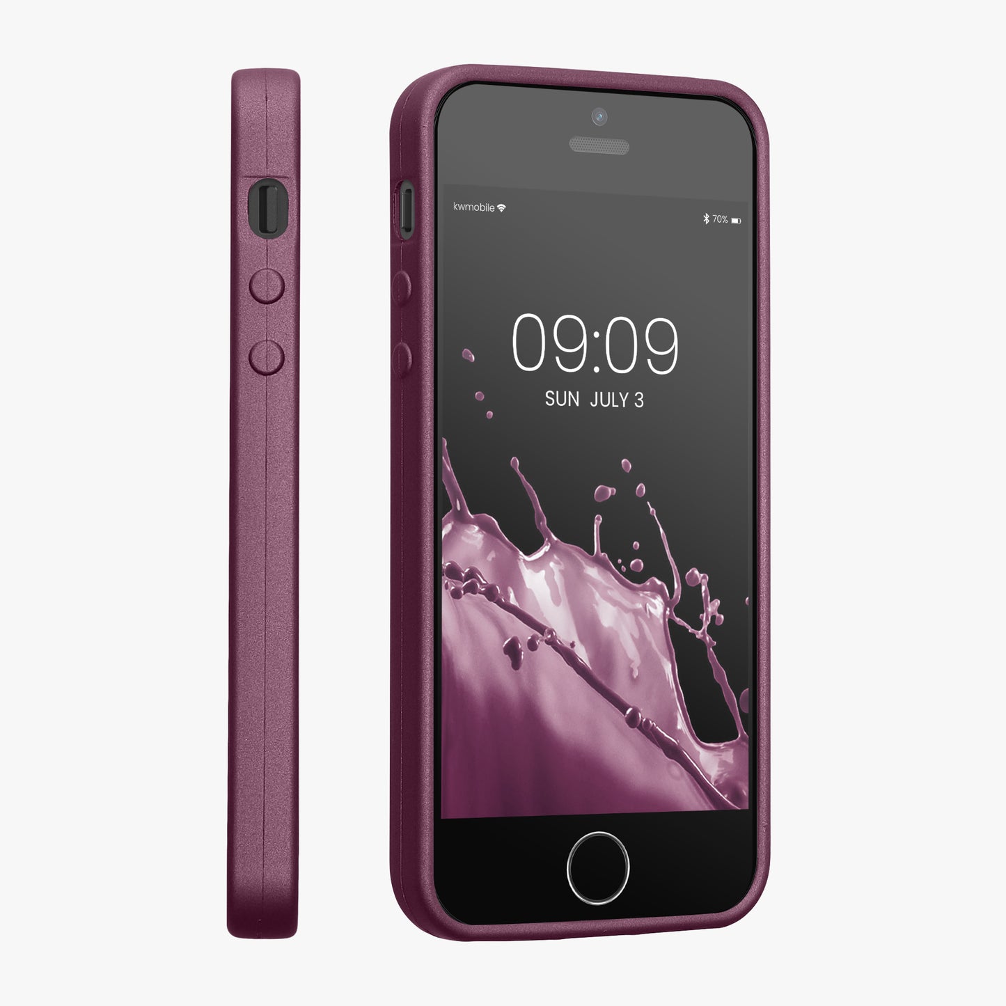 kwmobile Phone Case for Apple iPhone SE (1st Gen 2016) / iPhone 5 / iPhone 5S - Silicone Cover Protective Case