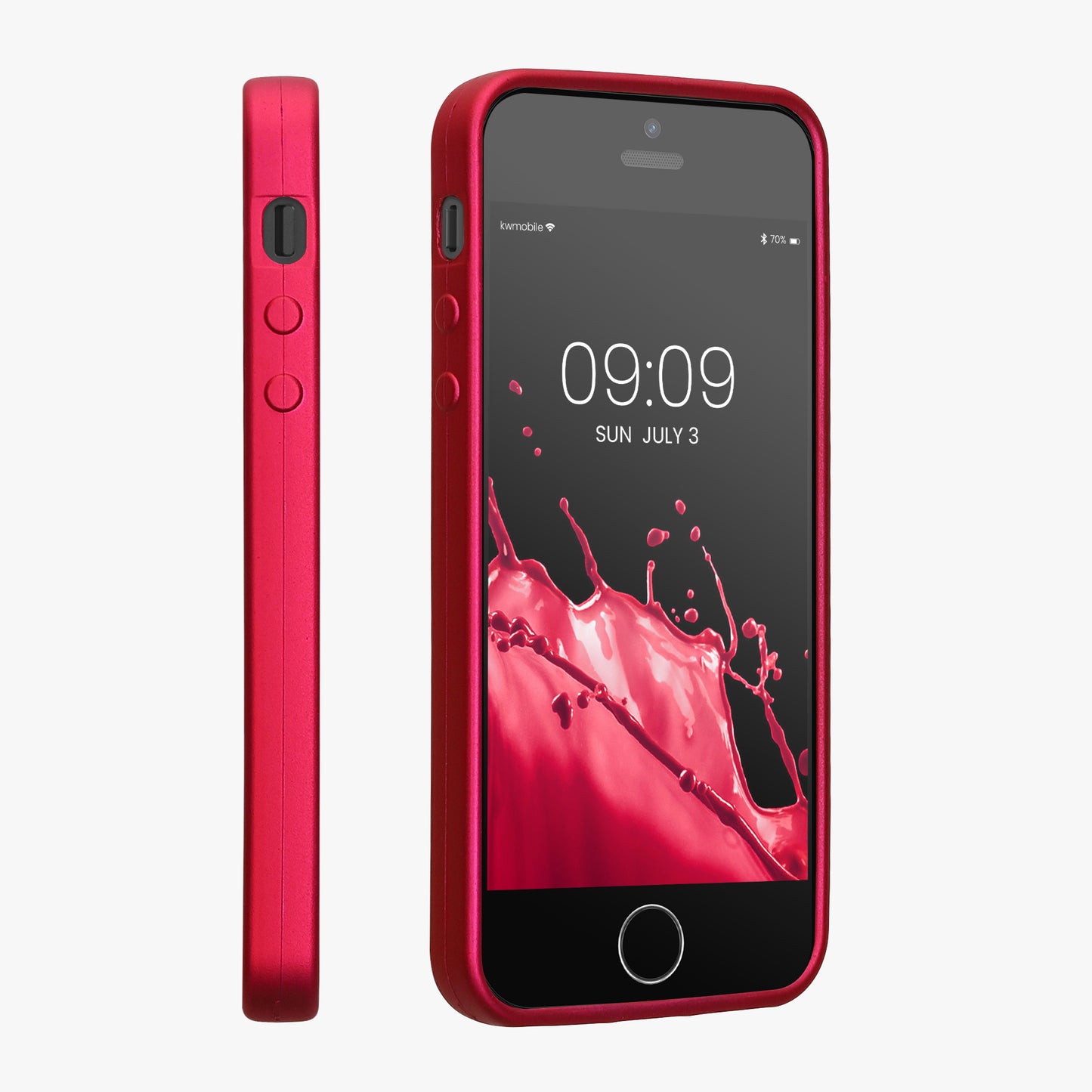 kwmobile Phone Case for Apple iPhone SE (1st Gen 2016) / iPhone 5 / iPhone 5S - Silicone Cover Protective Case