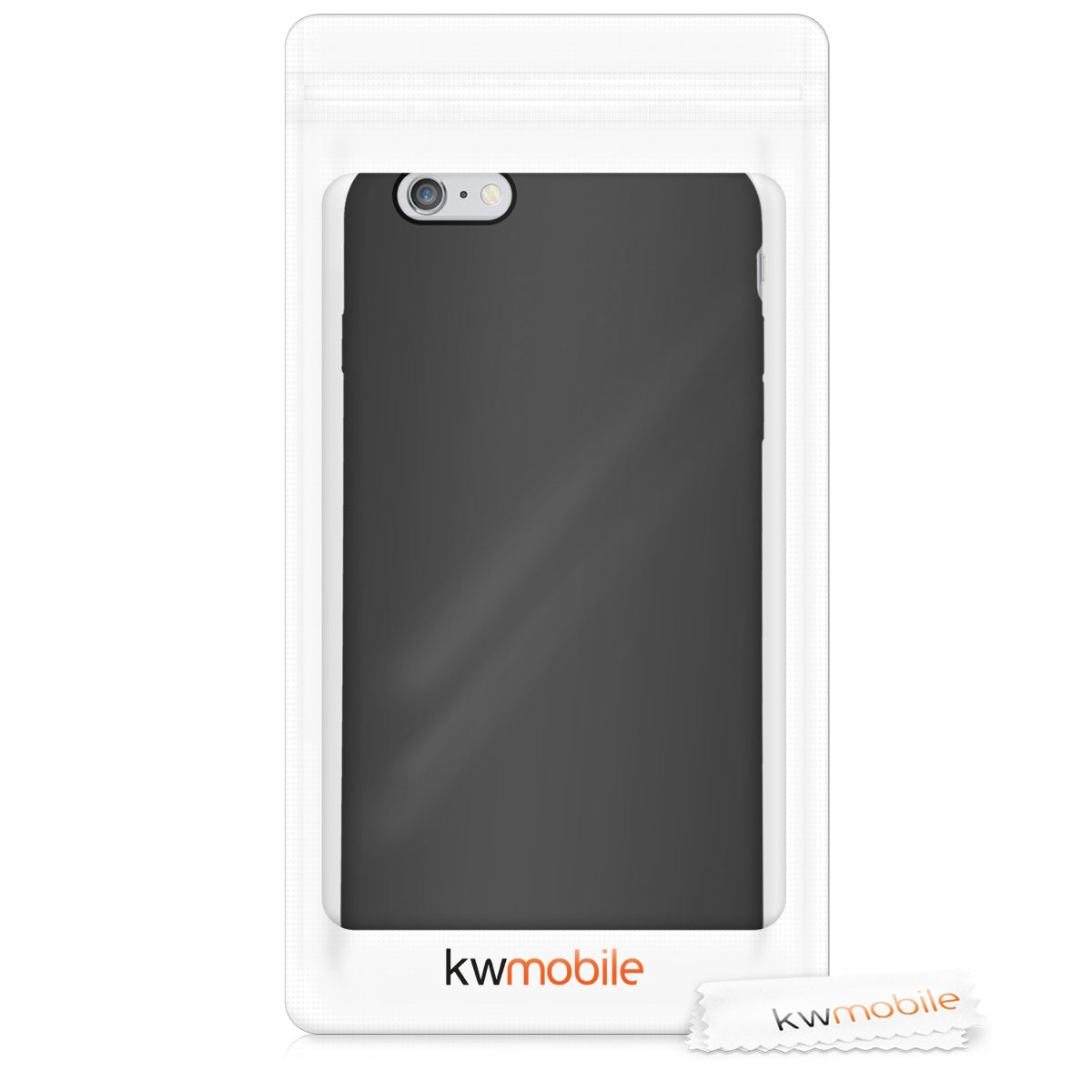 kwmobile Phone Case for Apple iPhone 6 Plus / 6S Plus Case - Silicone Case - Wireless Charging - Protective Cover