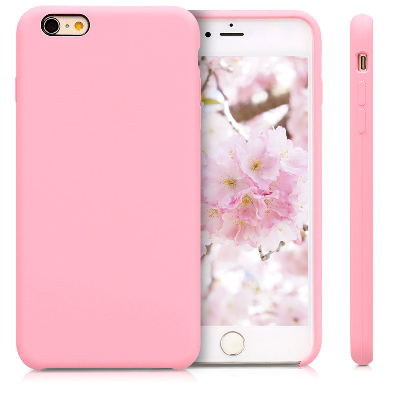 kwmobile Phone Case for Apple iPhone 6 Plus / 6S Plus Case - Silicone Case - Wireless Charging - Protective Cover