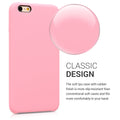kwmobile Phone Case for Apple iPhone 6 Plus / 6S Plus Case - Silicone Case - Wireless Charging - Protective Cover