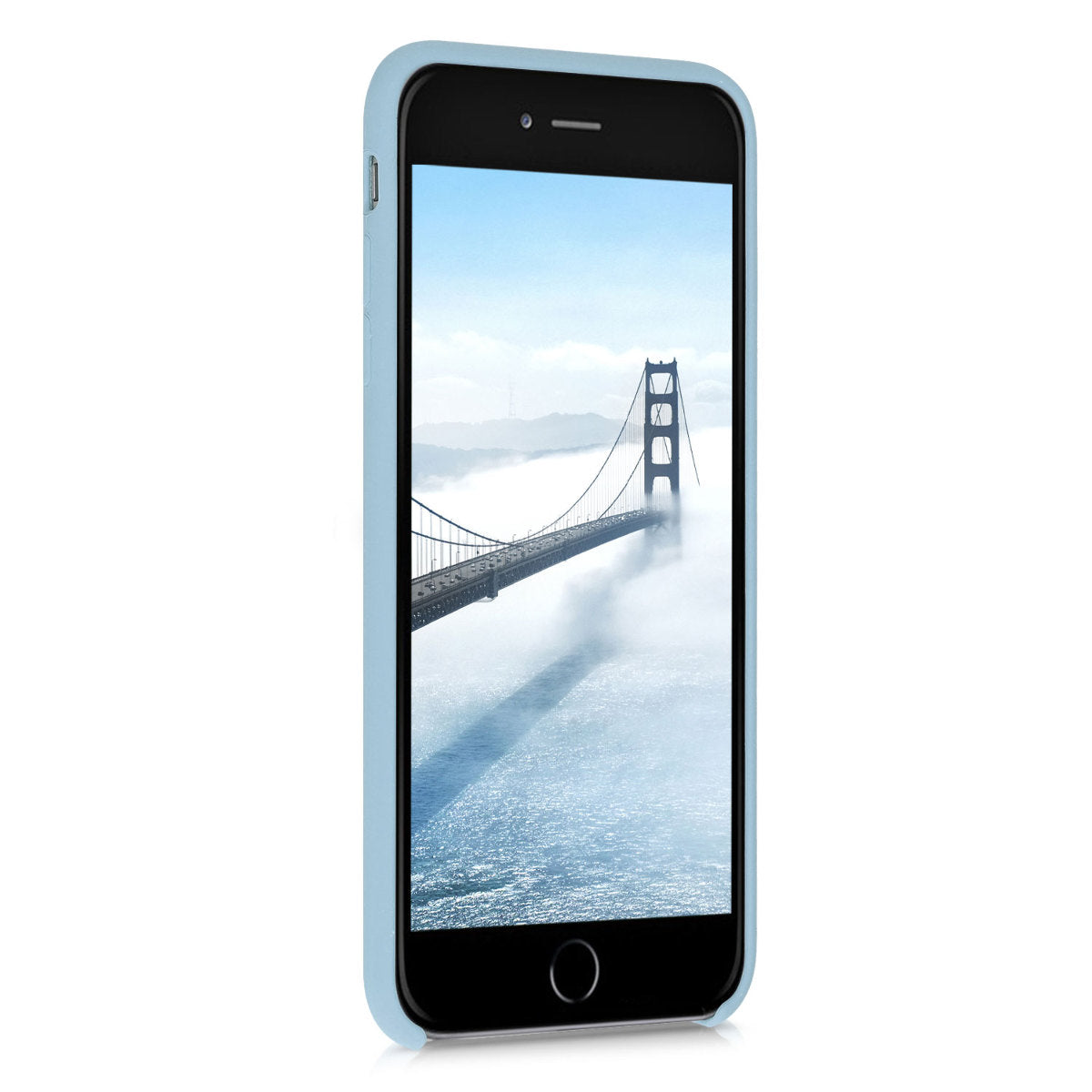kwmobile Phone Case for Apple iPhone 6 Plus / 6S Plus Case - Silicone Case - Wireless Charging - Protective Cover