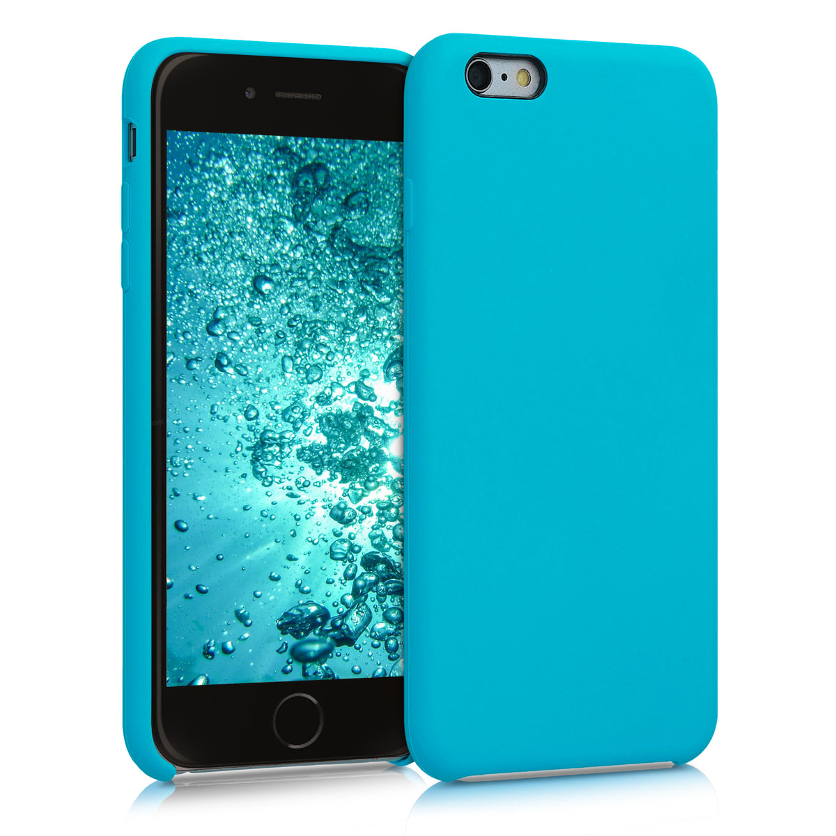 kwmobile Phone Case for Apple iPhone 6 Plus / 6S Plus Case - Silicone Case - Wireless Charging - Protective Cover