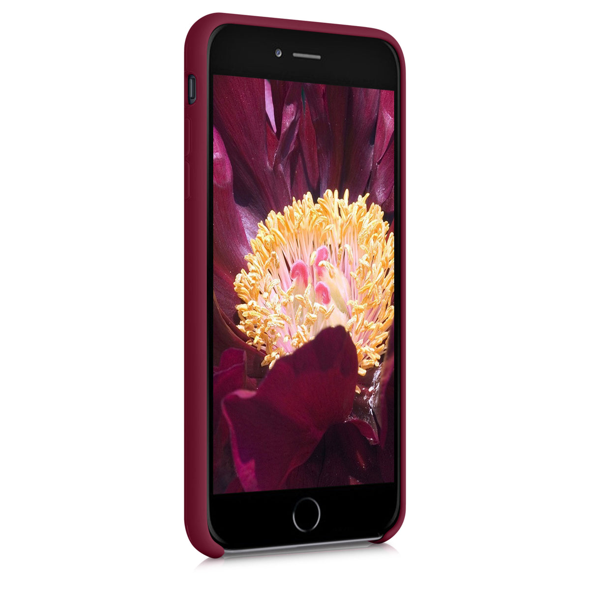 kwmobile Phone Case for Apple iPhone 6 Plus / 6S Plus Case - Silicone Case - Wireless Charging - Protective Cover