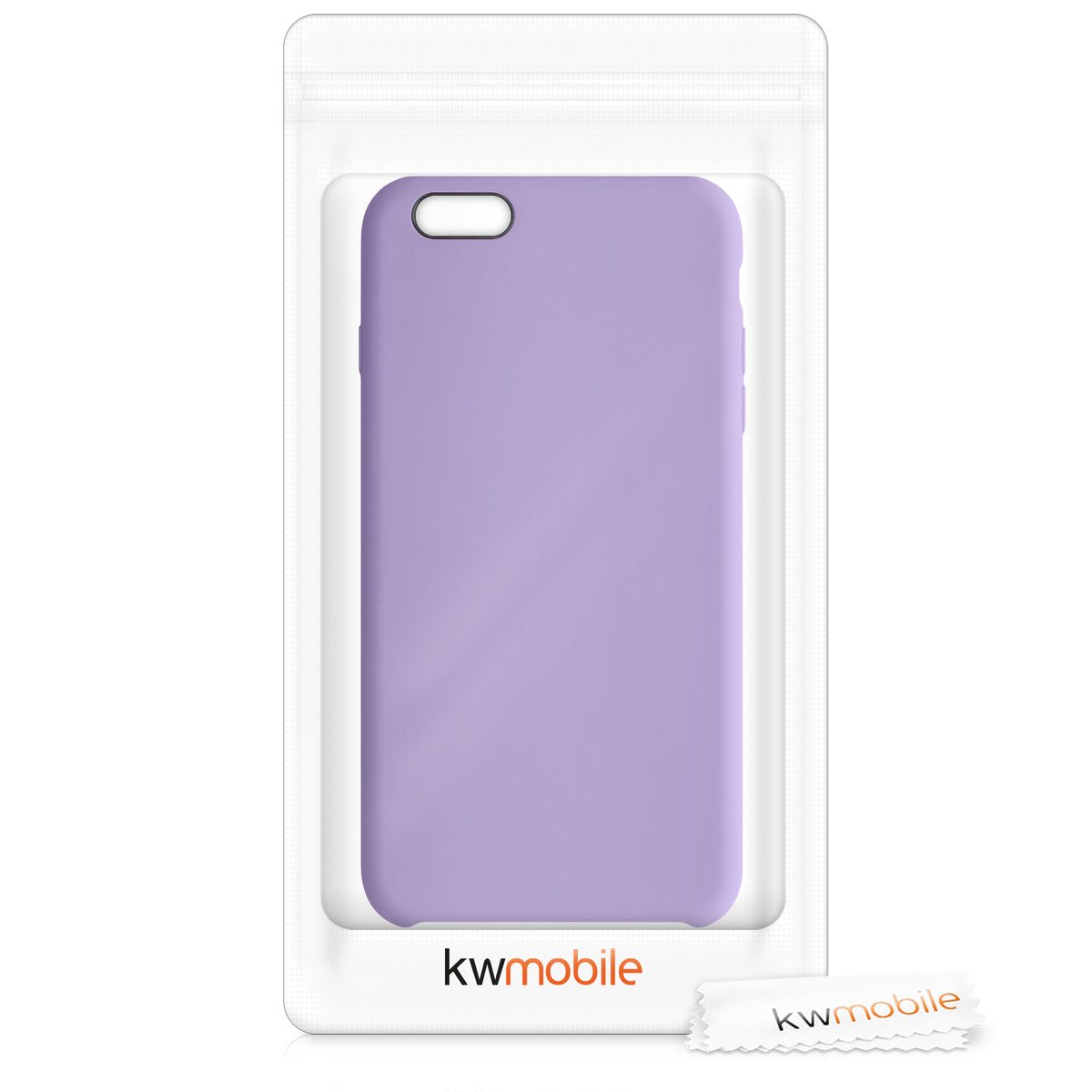 kwmobile Phone Case for Apple iPhone 6 Plus / 6S Plus Case - Silicone Case - Wireless Charging - Protective Cover