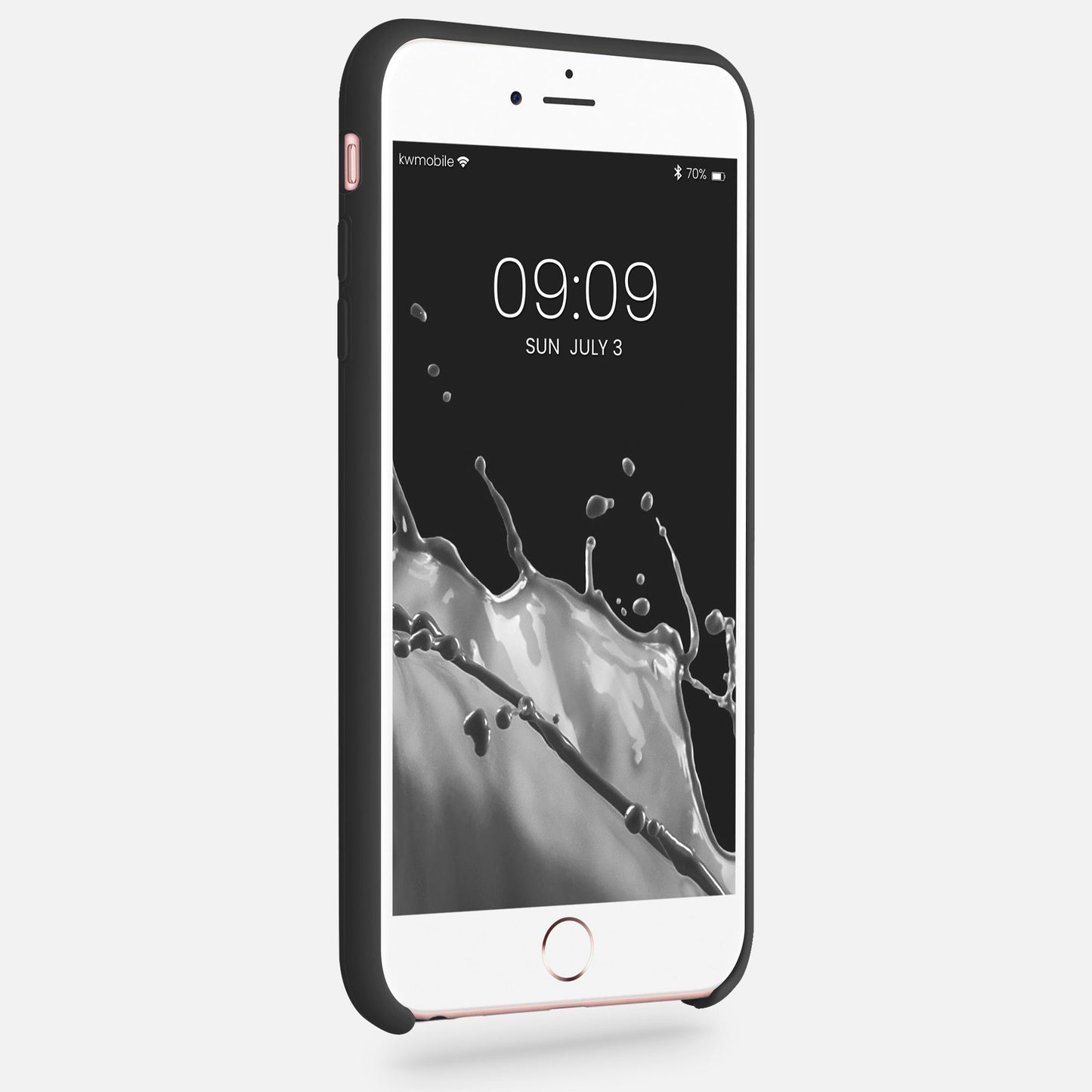 kwmobile Phone Case for Apple iPhone 6 Plus / 6S Plus Case - Silicone Case - Wireless Charging - Protective Cover