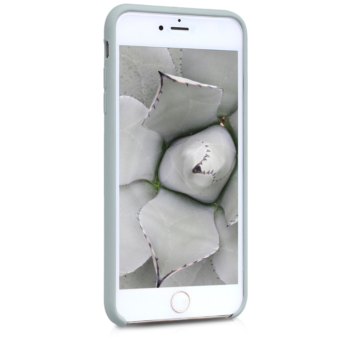 kwmobile Phone Case for Apple iPhone 6 Plus / 6S Plus Case - Silicone Case - Wireless Charging - Protective Cover
