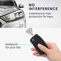kwmobile Car Key Case compatible with Ford 3-Button Flip Key Car Key