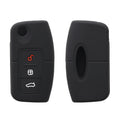 kwmobile Car Key Case compatible with Ford 3-Button Flip Key Car Key