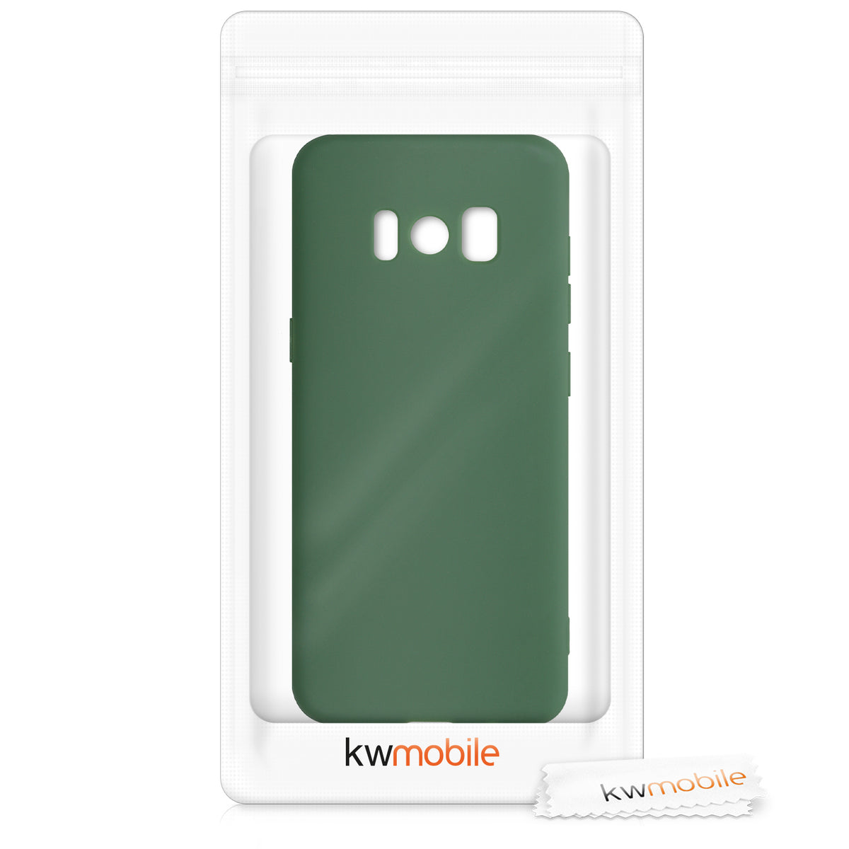 Samsung Galaxy S8 Phone Case Dark Green Silicone