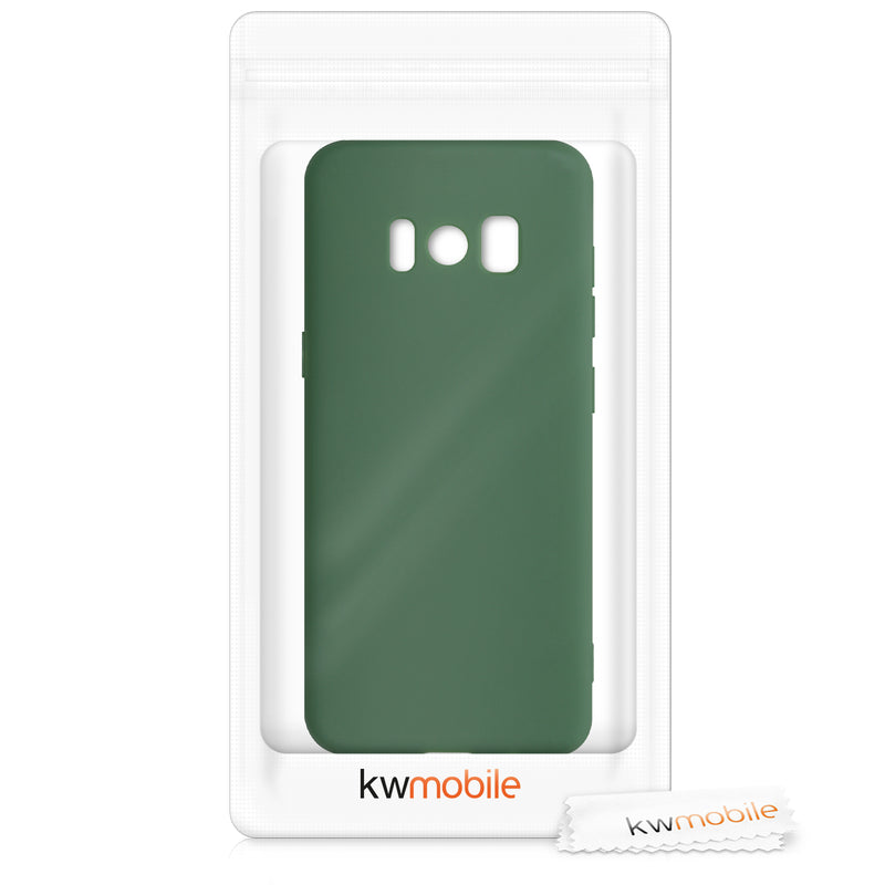 Samsung Galaxy S8 Phone Case Dark Green Silicone