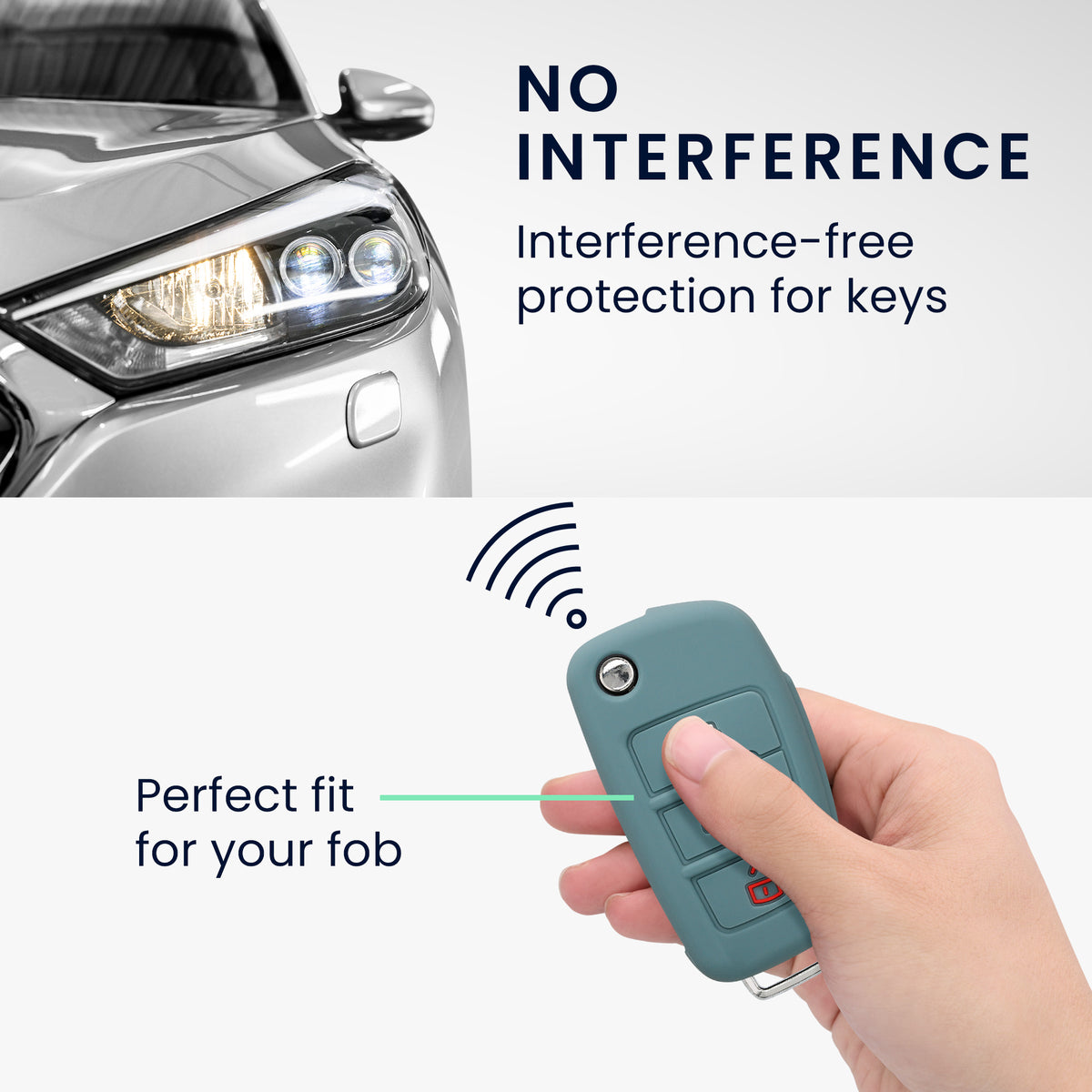 Silicone Case compatible with Audi Car Key