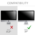 kwmobile Protective Cover compatible with Apple iMac 27" / iMac Pro 27" - PC Monitor Cover - Computer Cover Case