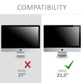 kwmobile Protective Cover Compatible with Apple iMac 21.5" - PC Screen Cover - Computer Cover Case