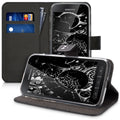 Faux Leather Case compatible with Samsung Galaxy Xcover 4 / 4S