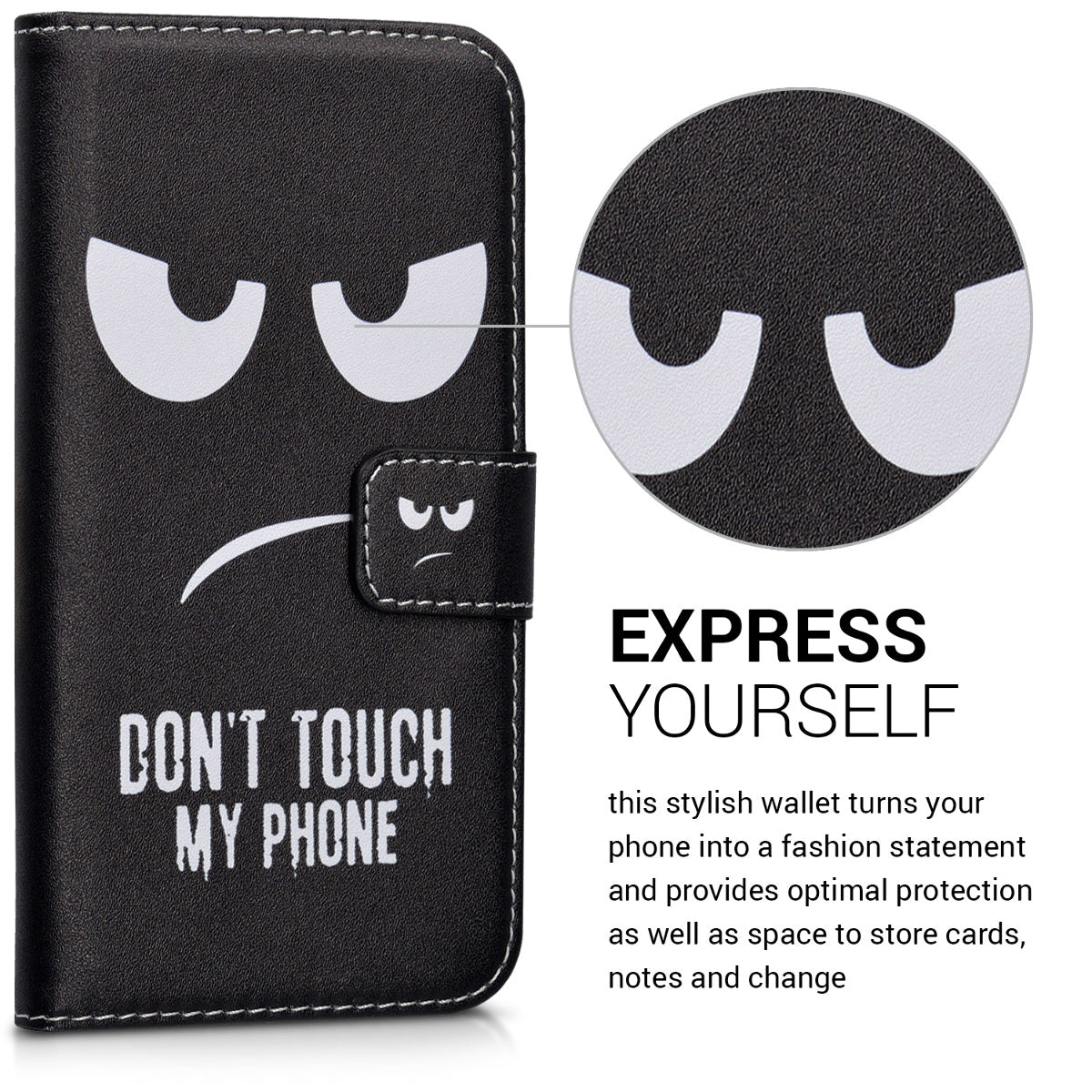 Faux Leather Case compatible with Samsung Galaxy Xcover 4 / 4S