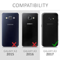 kwmobile Case for Samsung Galaxy A3 (2017) - Silicone Case - Protective Cover