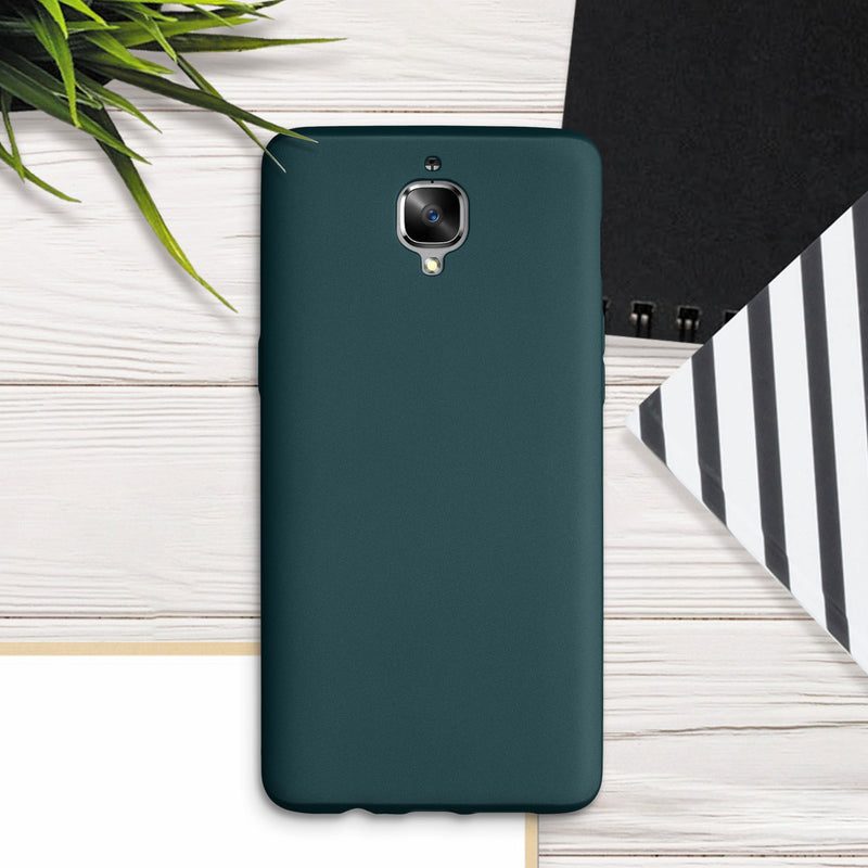 kwmobile Phone Case for OnePlus 3 / 3T - Metallic Shimmering Silicone Case - Protective Cover