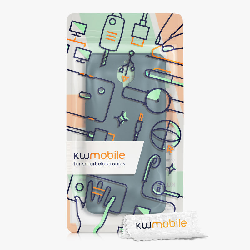 kwmobile Phone Case for OnePlus 3 / 3T - Metallic Shimmering Silicone Case - Protective Cover