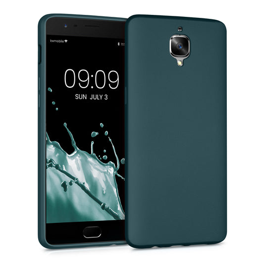 kwmobile Phone Case for OnePlus 3 / 3T - Metallic Shimmering Silicone Case - Protective Cover
