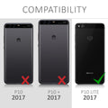 kwmobile Wallet Case Compatible with Huawei P10 Lite - Cover with Stand and Card Slots