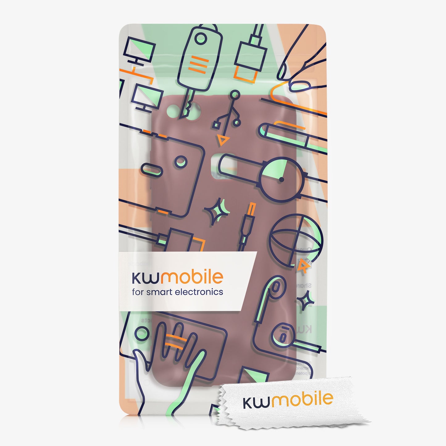 kwmobile Phone Case for Huawei P10 Lite - Wireless Charging - Protective Cover
