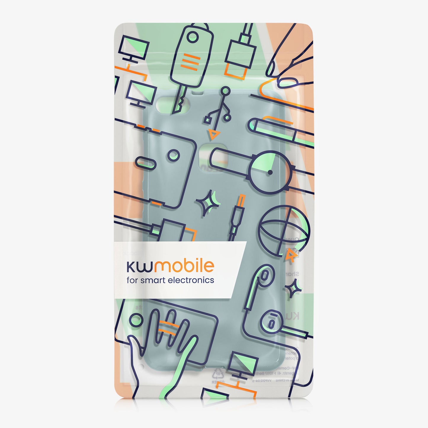 kwmobile Phone Case for Huawei P10 Lite - Wireless Charging - Protective Cover