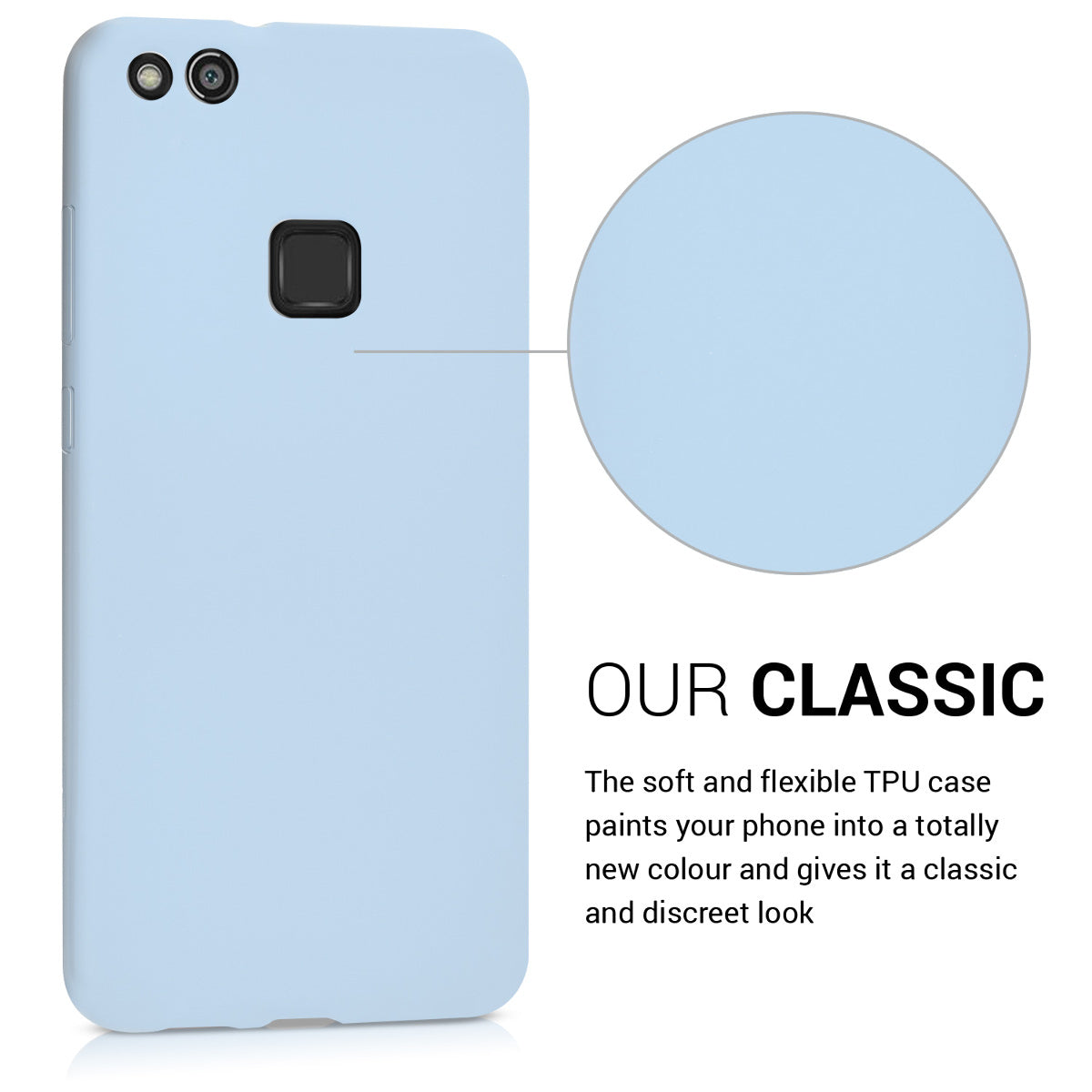 kwmobile Phone Case for Huawei P10 Lite - Wireless Charging - Protective Cover