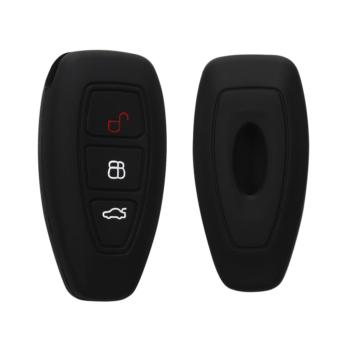 kwmobile Car Key Cover Compatible with Ford 3-Button Car Key Keyless Go