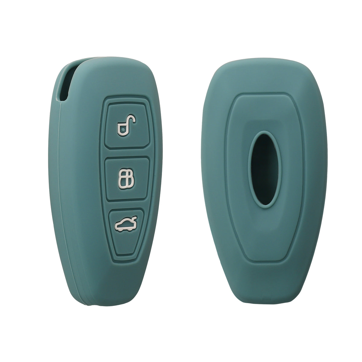 kwmobile Car Key Cover Compatible with Ford 3-Button Car Key Keyless Go