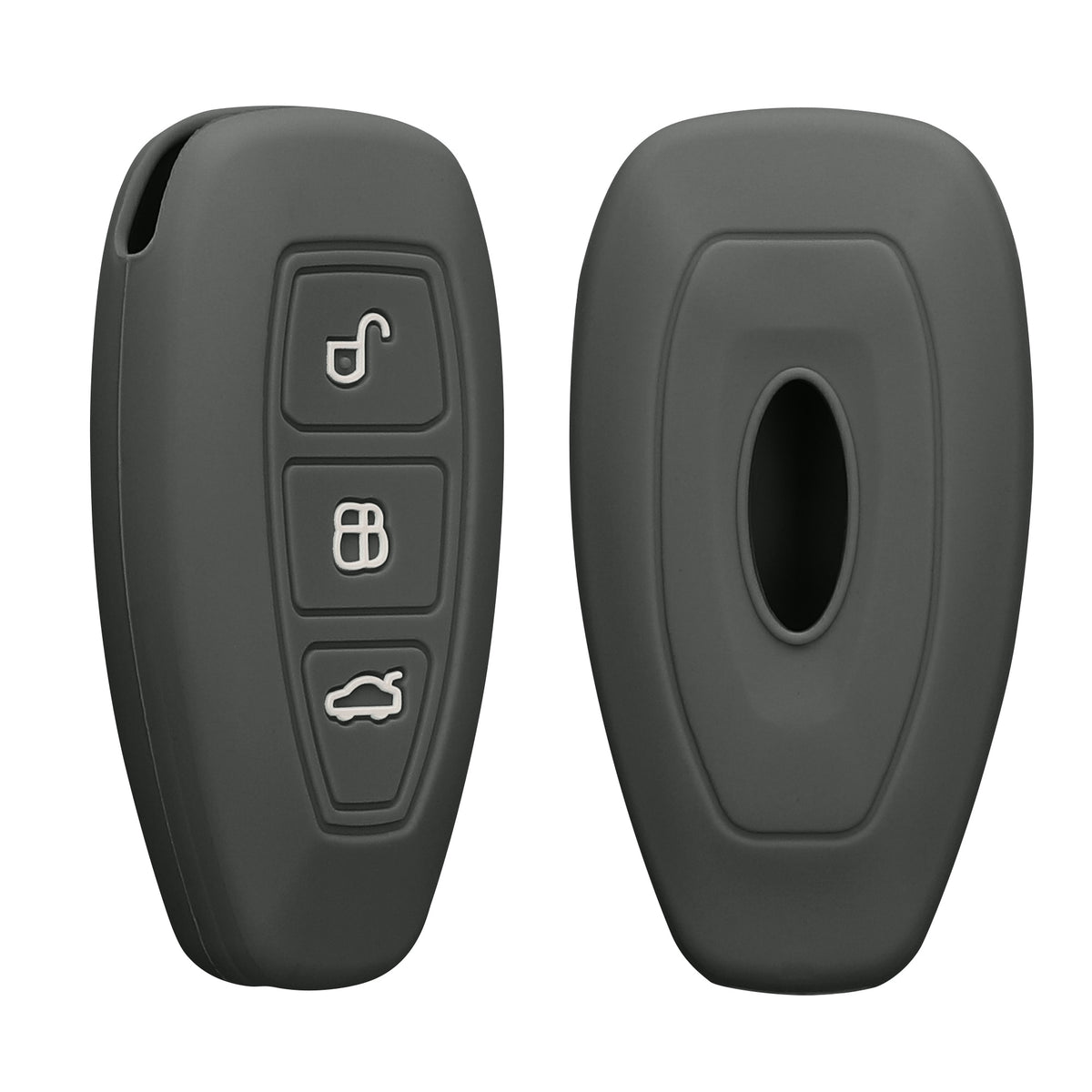 kwmobile Car Key Cover Compatible with Ford 3-Button Car Key Keyless Go