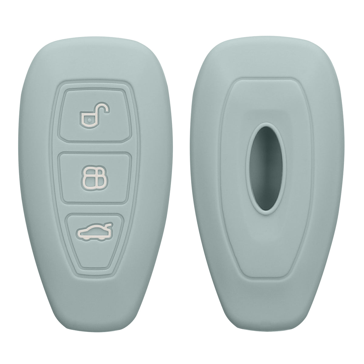kwmobile Car Key Cover Compatible with Ford 3-Button Car Key Keyless Go