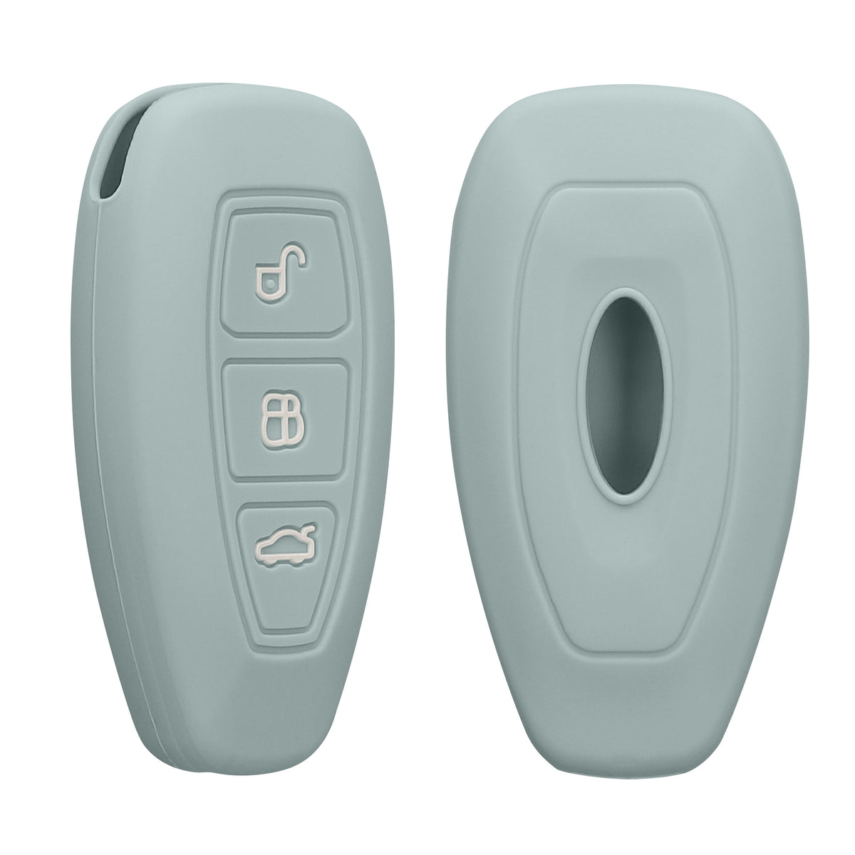 kwmobile Car Key Cover Compatible with Ford 3-Button Car Key Keyless Go