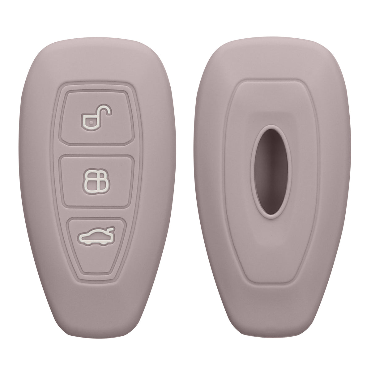 kwmobile Car Key Cover Compatible with Ford 3-Button Car Key Keyless Go