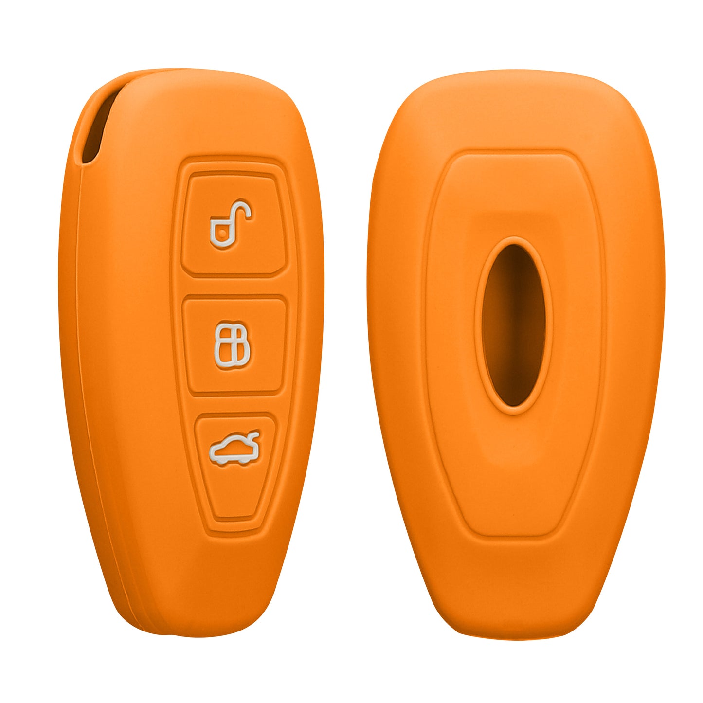 kwmobile Car Key Cover Compatible with Ford 3-Button Car Key Keyless Go
