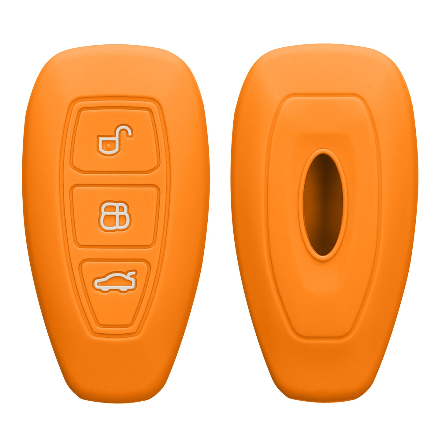 kwmobile Car Key Cover Compatible with Ford 3-Button Car Key Keyless Go