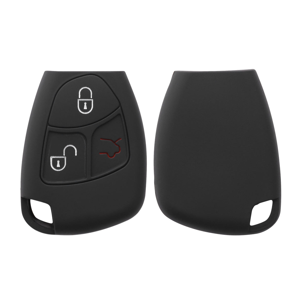 kwmobile Car Key Cover compatible with Mercedes Benz 2-3 Button Car Key - Key Cover