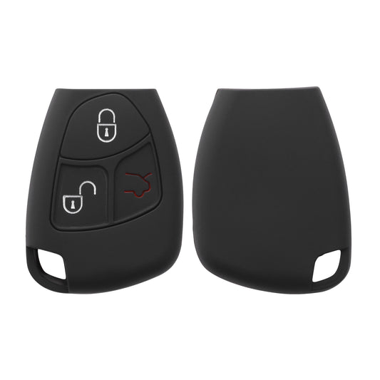 kwmobile Car Key Cover compatible with Mercedes Benz 2-3 Button Car Key - Key Cover