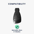 kwmobile Car Key Cover compatible with Mercedes Benz 2-3 Button Car Key - Key Cover