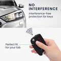 kwmobile Car Key Protection Case compatible with VW Golf 7 MK7 3-Button Car Key Cover