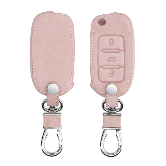 Faux Leather Case compatible with VW Skoda Seat Car Key