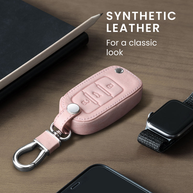 Faux Leather Case compatible with VW Skoda Seat Car Key