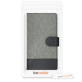 kwmobile Wallet Case compatible with bq Aquaris X / X Pro - Phone Cover with Stand - Card Slots