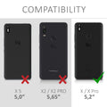 kwmobile Wallet Case compatible with bq Aquaris X / X Pro - Phone Cover with Stand - Card Slots