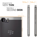 kwmobile Case Compatible with Blackberry KEYone (Key1)
