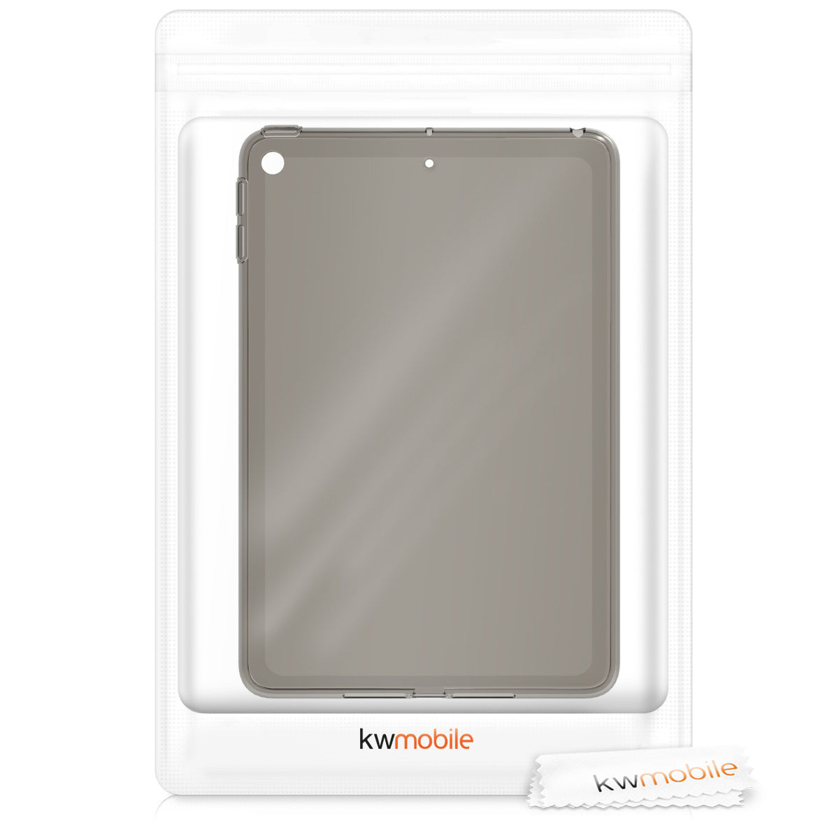 kwmobile Case Compatible with Apple iPad Mini 5 (2019) Case - Soft Silicone Case Transparent - Tablet Cover